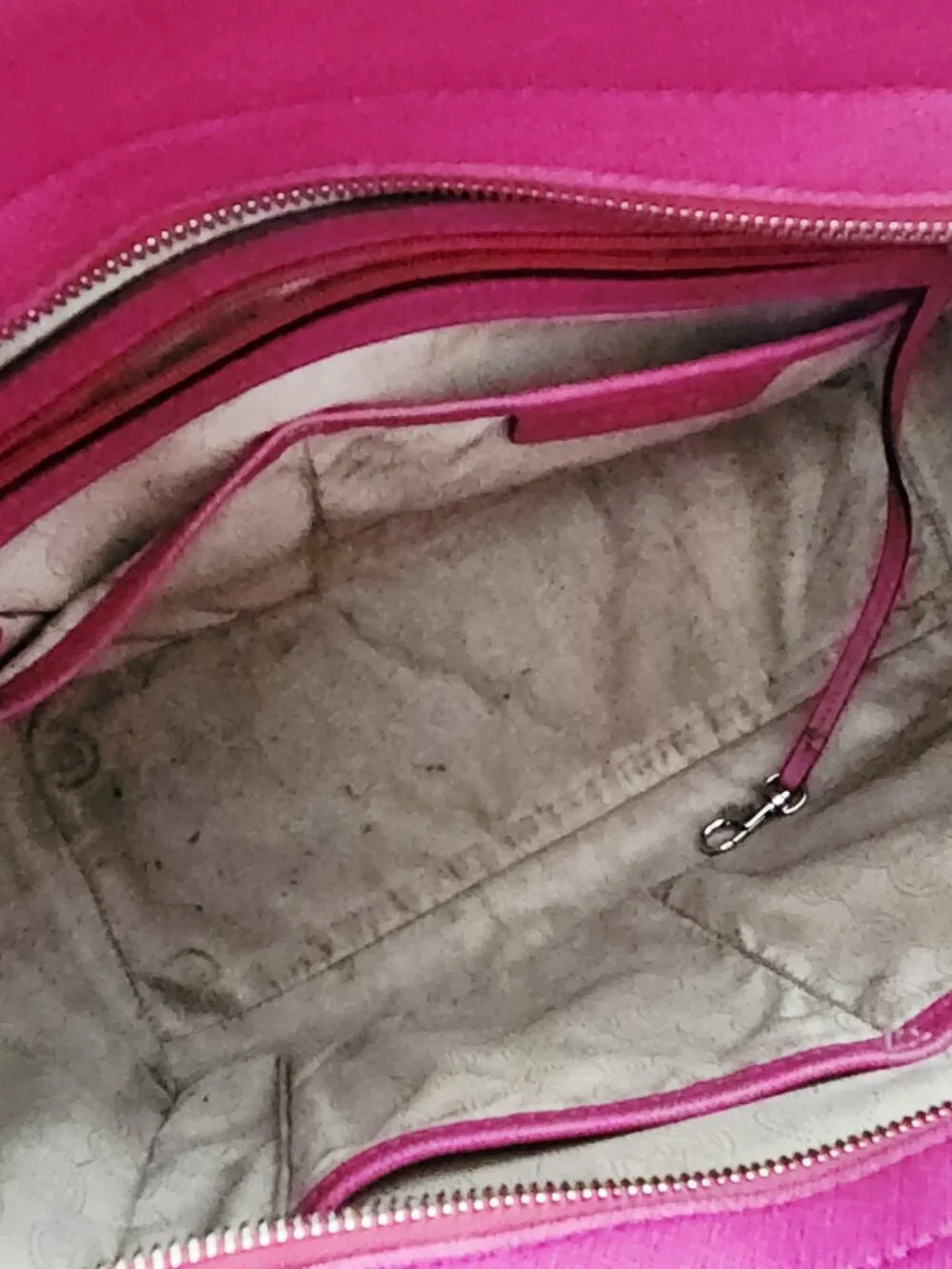 Michael Kors Pink Leather Tote Bag Purse